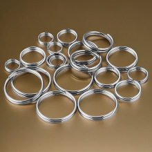 双圈马圈迷你钥匙圈连接圈不锈钢双层圈钥匙 DIY饰品配件双环防水