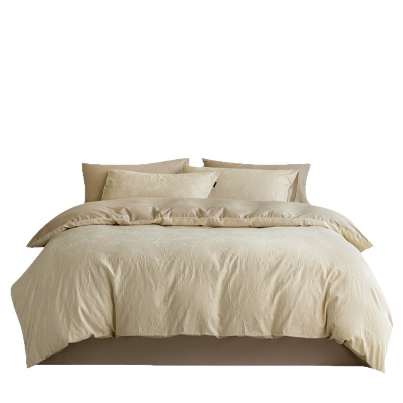 Jacquard Bedding Set, Luxurious Pure Cotton Duvet Cover Collection_voghion.com