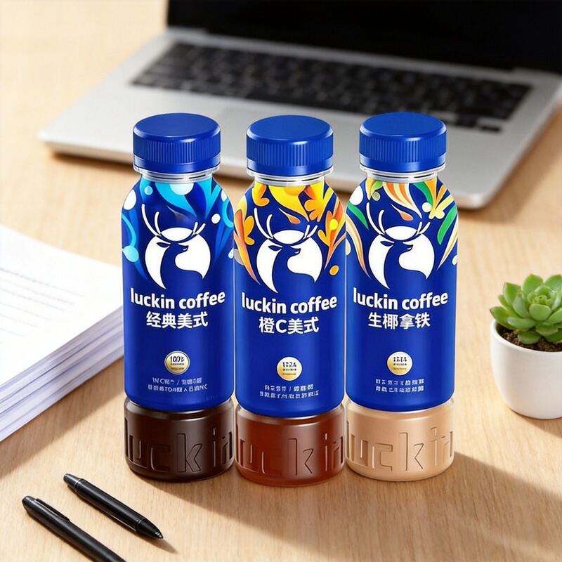 Luckin ready-to-drink coffee 300ml, whole box of 15 bottles, wholesale, Yuzu C American style raw coconut latte, portable Luckin ready-to-drink coffee 300ml, whole box of 15 bottles, wholesale, Yuzu C American style raw coconut latte, portable