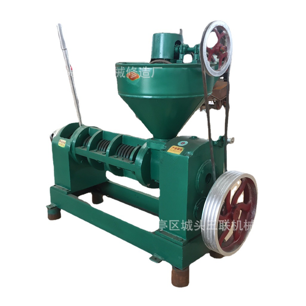 商用螺旋榨油机菜籽油葵花生螺旋榨油机 家用小型腰果壳榨油设备