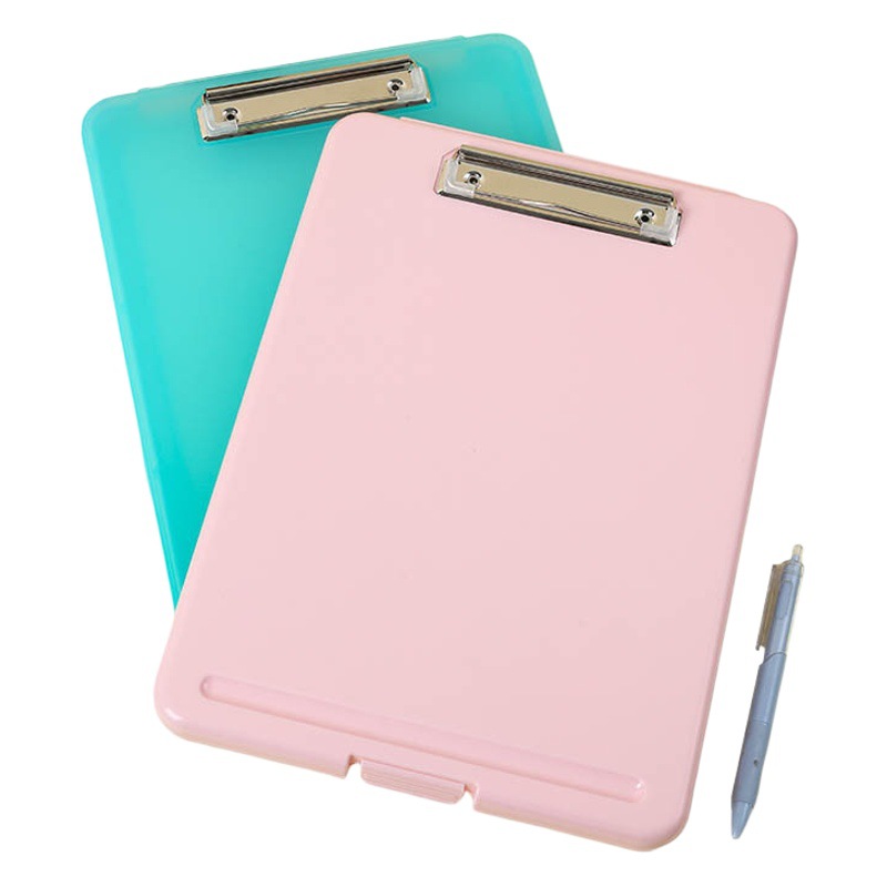 Nuevo Multi-propósito archivo A4 fuerte archivo tablero clip multifuncional libro de escritura pad archivo clip escritura archivo caja