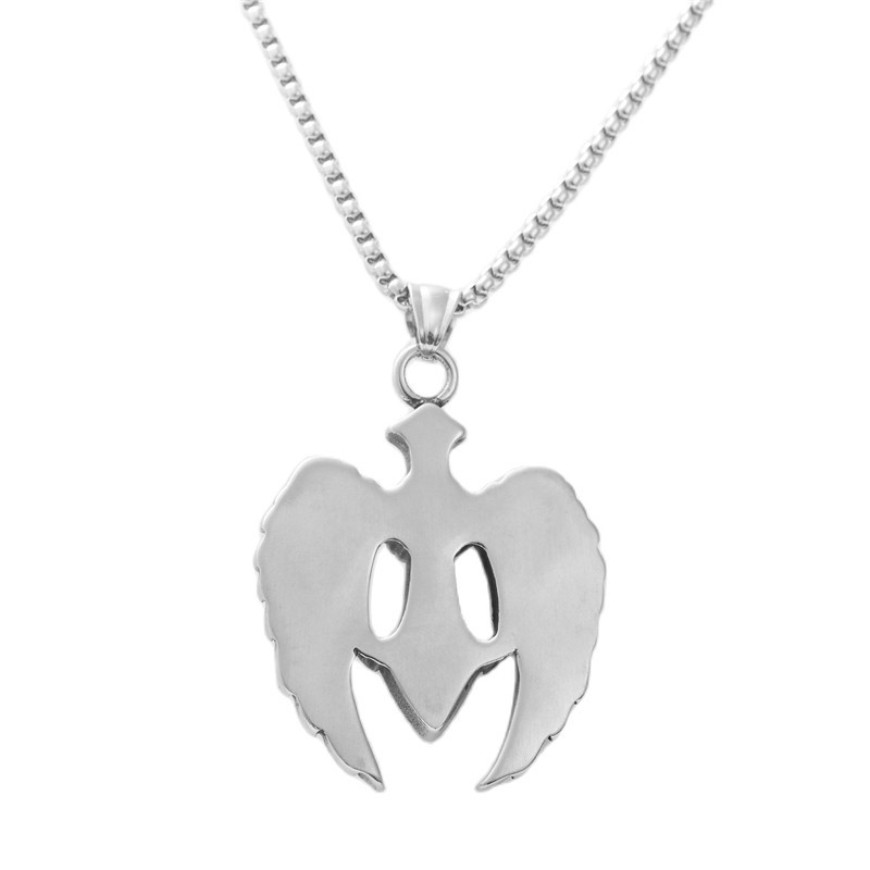 Polishing Design Retro Solid Color Titanium Steel Polishing Men's Pendant Necklace Men Pendant Necklaces