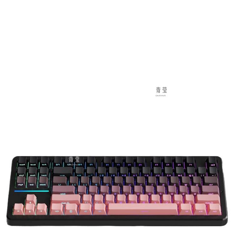 Customized front mechanical keyboard ro three-mode walker dedicated one-party wireless Bluetooth side-engraved game X87P e-sports