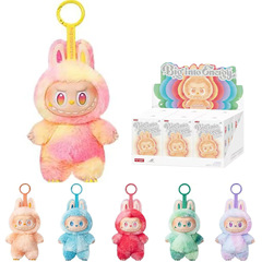 Labubu ぬいぐるみ ペンダント キーホルダー 第三世代 フロント 高エネルギー トレンディ バブル マット ブラインド ボックス ラブブ