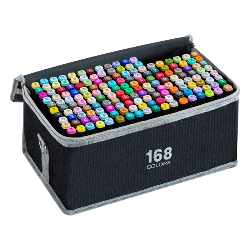 Suministro directo de fábrica de doble cabeza marcador acuarela pluma marcador color pluma cepillo niños pintura traje en stock al por mayor