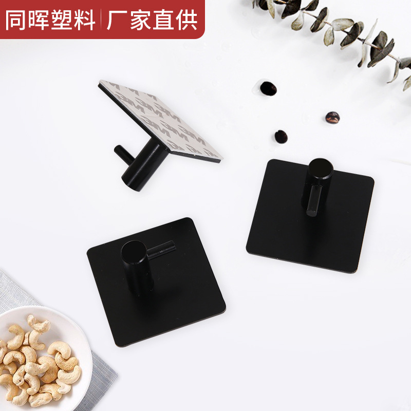 Adhesive Hooks, No Drilling Required, Can Be Hung, 3m Non-Drying Adhesive Transparent Hooks, Buckle Manufacturer Supplies Wall-Mounted Hooks