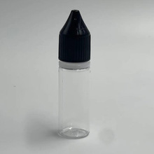 现货15ml大猩猩塑料注油瓶新款油烟瓶pet矮胖透黑尖嘴瓶
