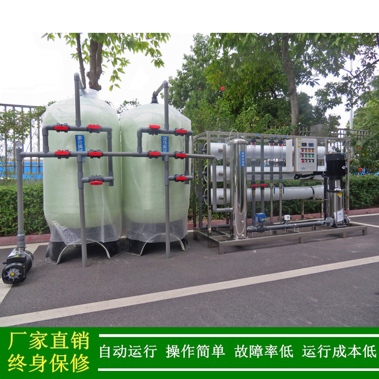 绿健厂家直销纯水设备_蔬菜种植花卉用除盐水纯水设备RO反渗透6吨