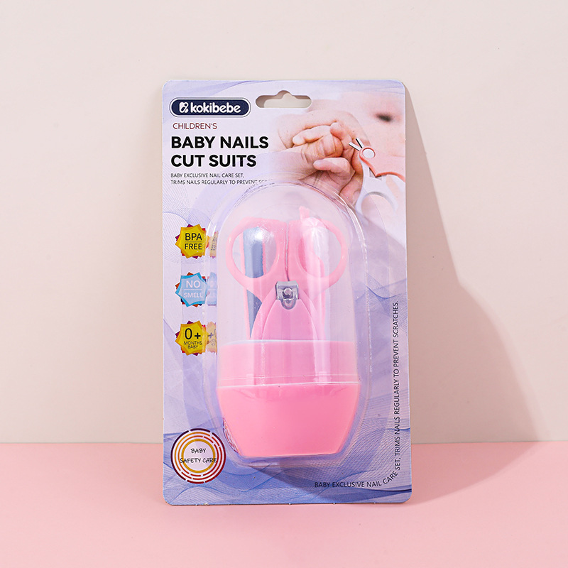 Set de Cortaúñas de Seguridad para Bebés, Plástico y Acero al Carbono, Anti-pellizco image 9