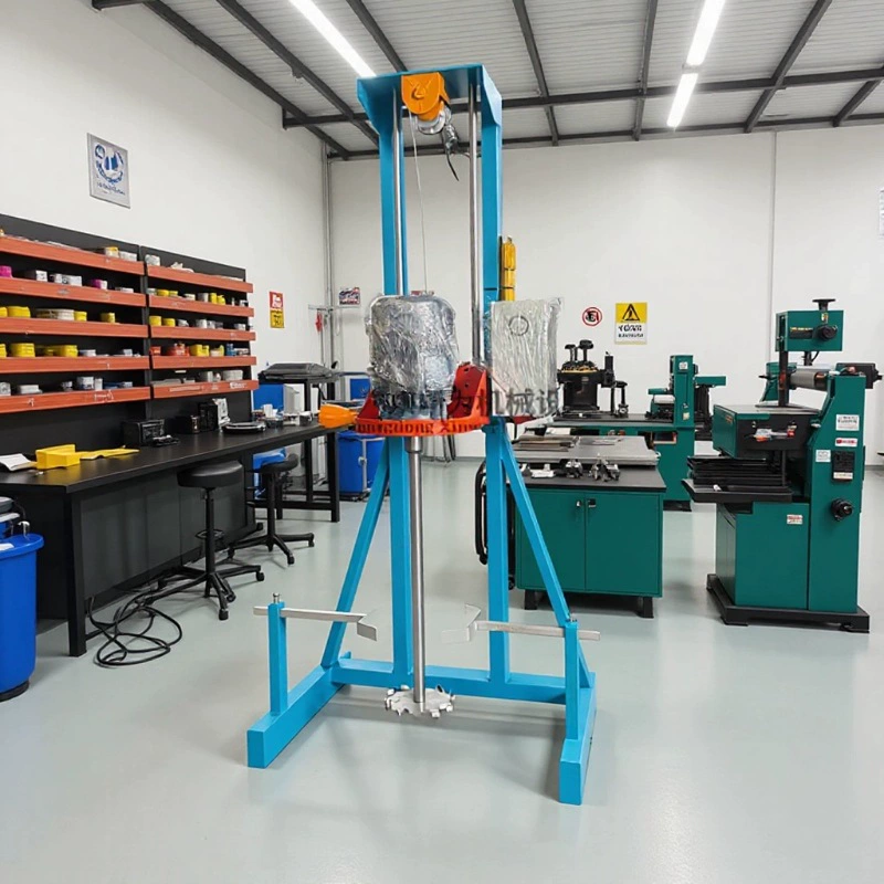 Высокоскоростная дисперсионная машина для нанесения клеевого покрытия, смеситель для красок и чернил, шредер для УФ-клея и химических жидкостей, смесительный бак с шредером.