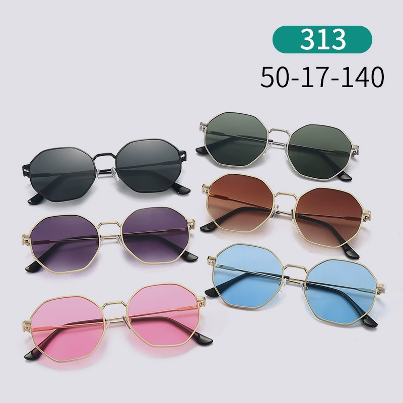 Fashionable retro metal trend sunglasses for men and women to go out, glasses