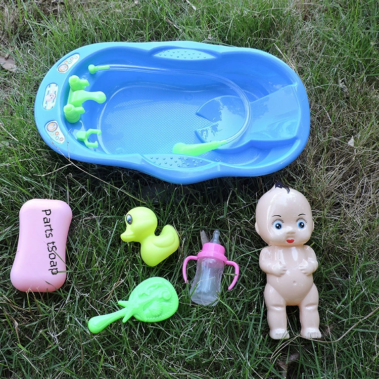 B.Duck, кукла для ванны, набор, ванночка, игрушка, пляжный детский гигиенический товар для игр в воде, уточка