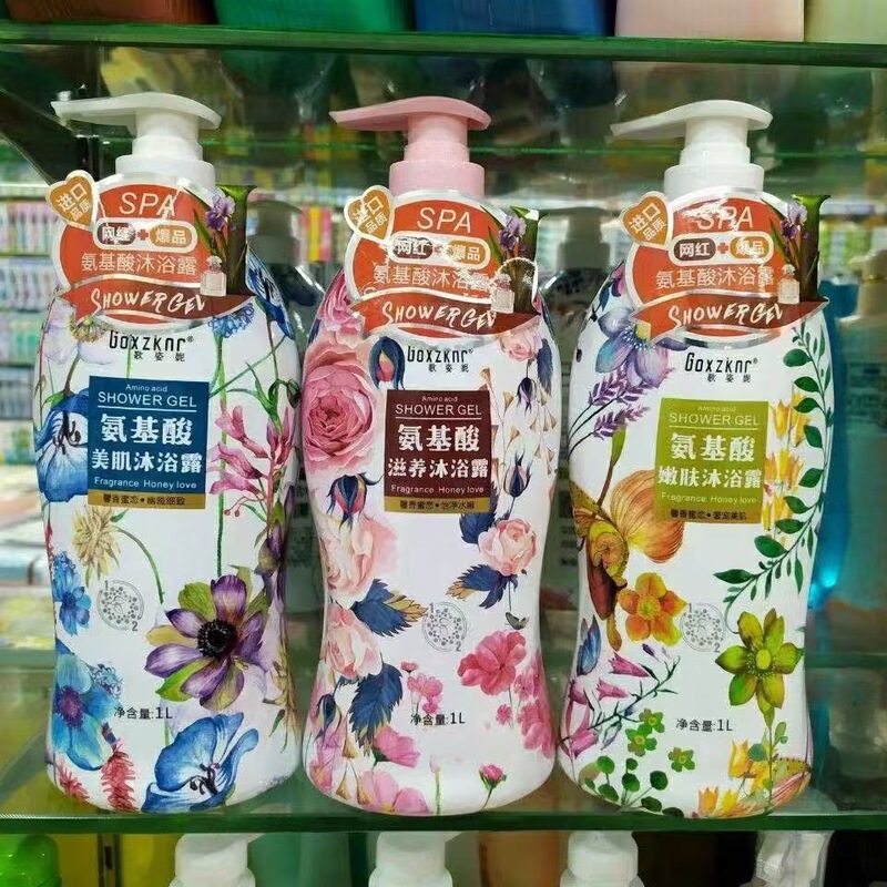 【卸売お問い合わせ】スーパーマーケット限定 1L 大容量 アミノ酸シャワージェル 香り長持ち 香水シャワージェル|undefined