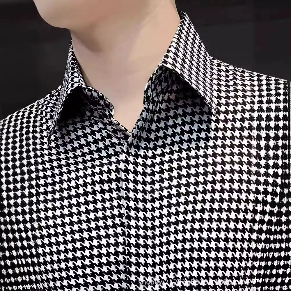 Летняя модная рубашка, для подростков, премиум, slim fit
