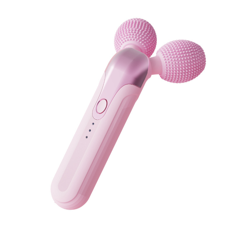 新しい電動洗顔器、洗顔ブラシ、美容マッサージ器、ローラー振動リフティングアーティファクト、Vフェイス美容痩身器|undefined