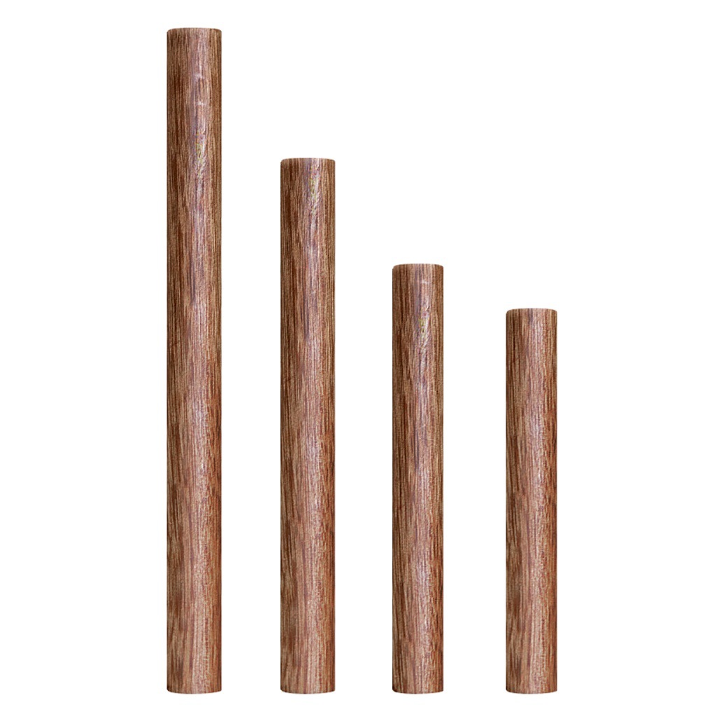 Ala de pollo de madera Rolling pin venta al por mayor hogar de madera maciza Rolling pin antiadherente harina palo de madera herramienta de fideos grabado LOGO image 1