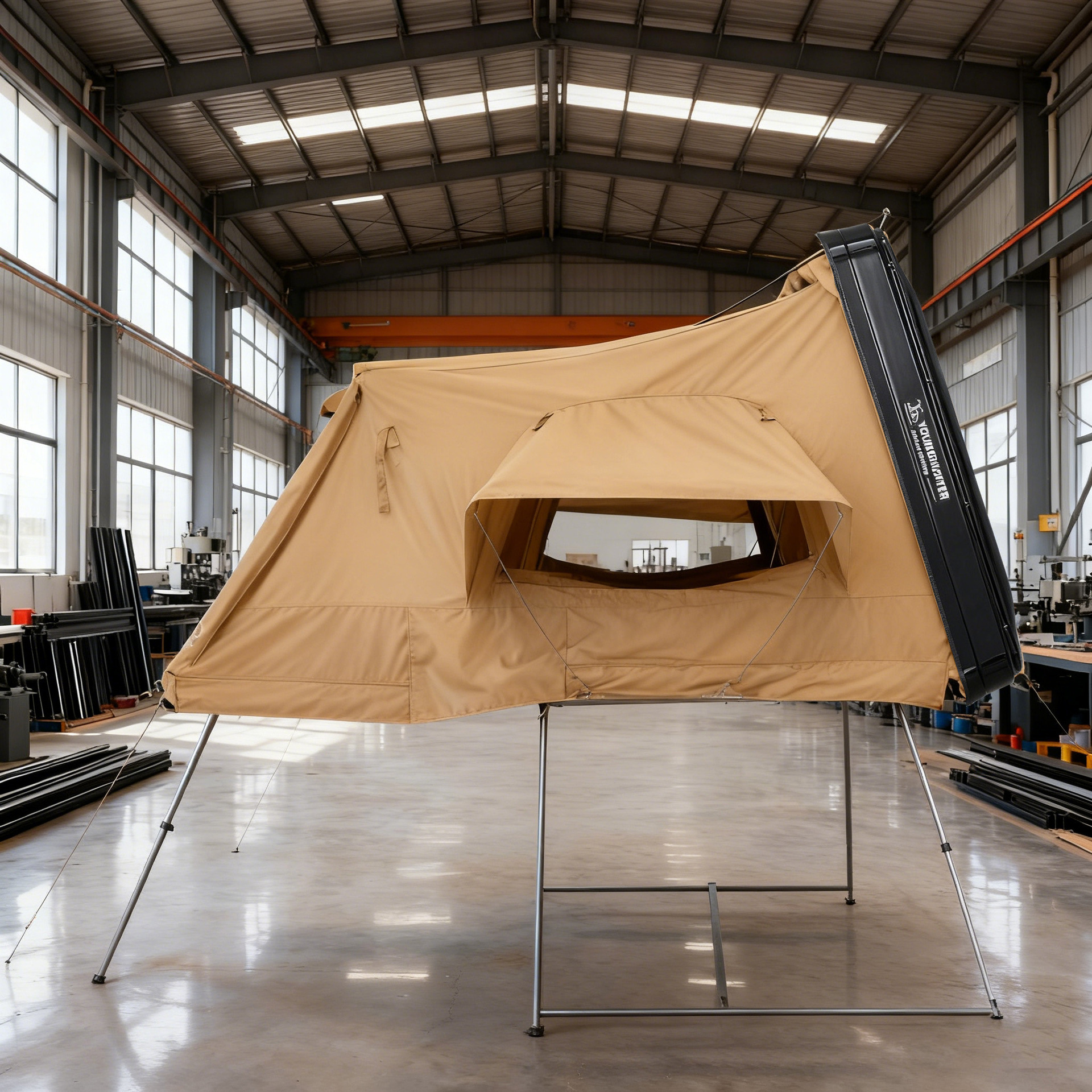 Mayorista carpa de techo de carcasa dura abierta equipo de camping al aire libre viaje autoconductor carpa de techo