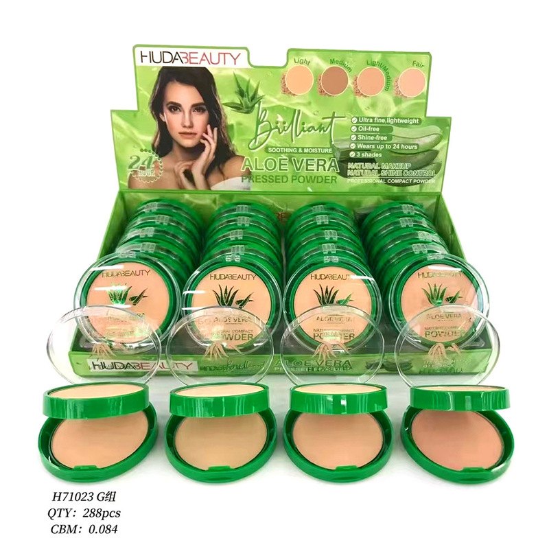 HUDA双层粉饼Beauty胡达美丽Luminous Pressed Powderهوداب|undefined