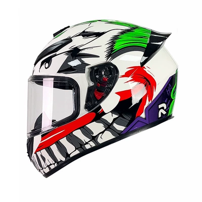 Motorcycle Safety Supplies — Aliexpress Cycling Helmet, Dropshipping - qk111-clown-with-clear-lenses-s
