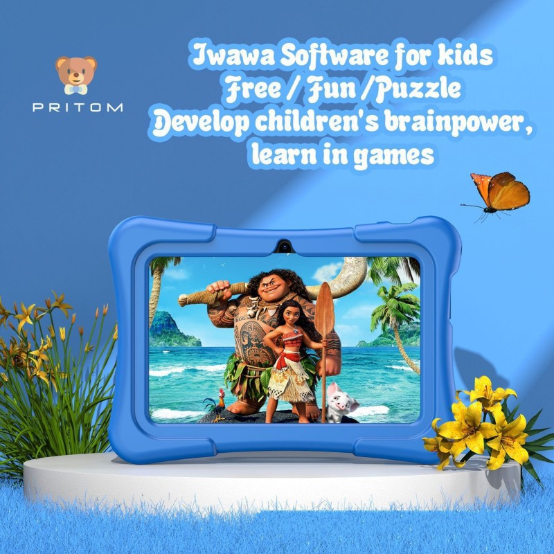 7-inch children's learning machine student early education toys Android tablet computer tutor machine cross-border foreign trade factory wholesale