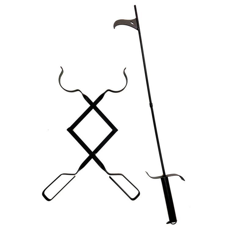 新しいストーブの暖炉のツールの火のフックの火のはさみの鉄の芸のオーブンの用具のFireplace Poker tool