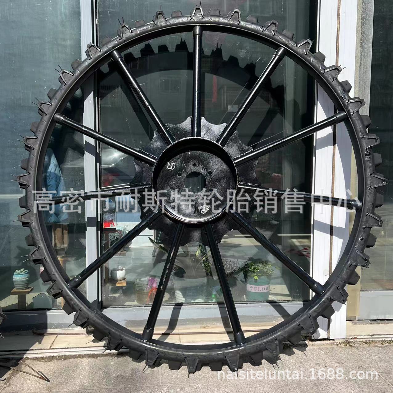 厂家现货拖拉机 打药机轮胎1.1米 1.4米 实心轮胎