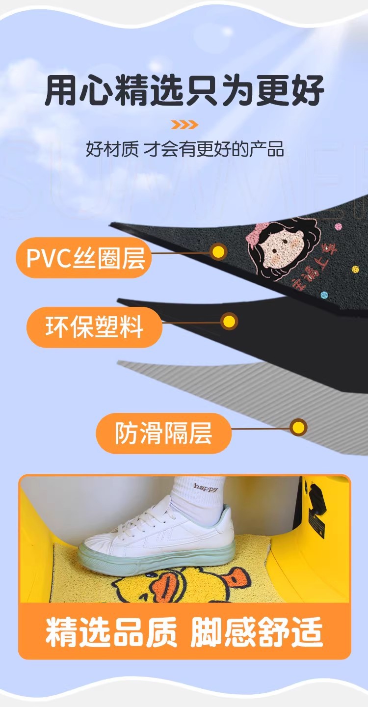 Suitable for Yadi Longting-M Foot Pads, Electric Vehicle Seat Cushion Covers, Wire Loop Waterproof Anti-Slip Foot Pads, Electric Motorcycle Foot Pads
