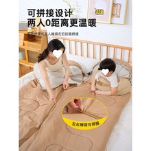 探险者睡袋户外成人儿童隔脏加厚防寒冬季露营野营单双人被子拼接