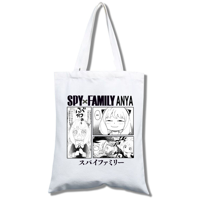 一件起订 间谍过家家 SPY×FAMILY 学生逛街帆布款手提斜挎包帆布