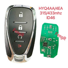 适用于4键 雪佛兰智能遥控汽车钥匙46芯片315/433频率HYQ4AA/4EA