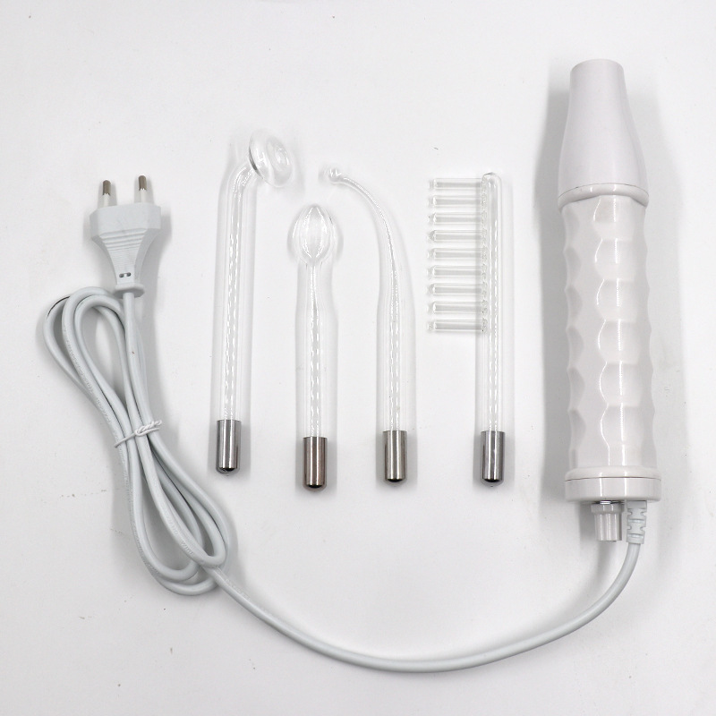 Cross-border high-frequency ozone facial beauty instrument electrotherapy instrument electrotherapy stick portable beauty comb multi-head high-frequency instrument