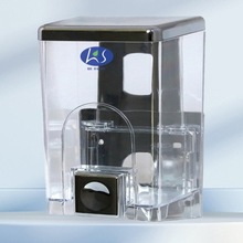 LKS厂家批发1000ml大容量打孔手动皂液器壁挂厨房卫浴皂液机