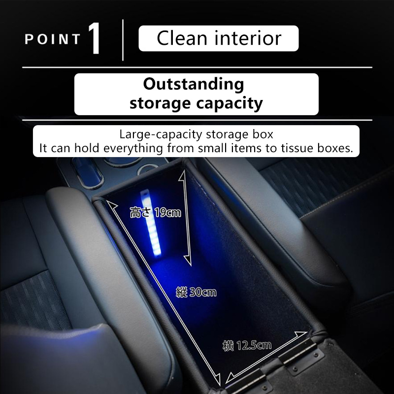 Suitable for Toyota Noah90 Series Armrest Box, Armrest Voxy95 Series Storage Box, Business Car Multifunctional Box