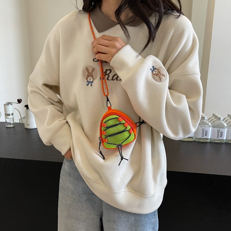 Coreana, bolso de hombro para niños y niñas, estilo extranjero, mini moda, bolso de auriculares para niños, nuevo bolso de cuello para niños.