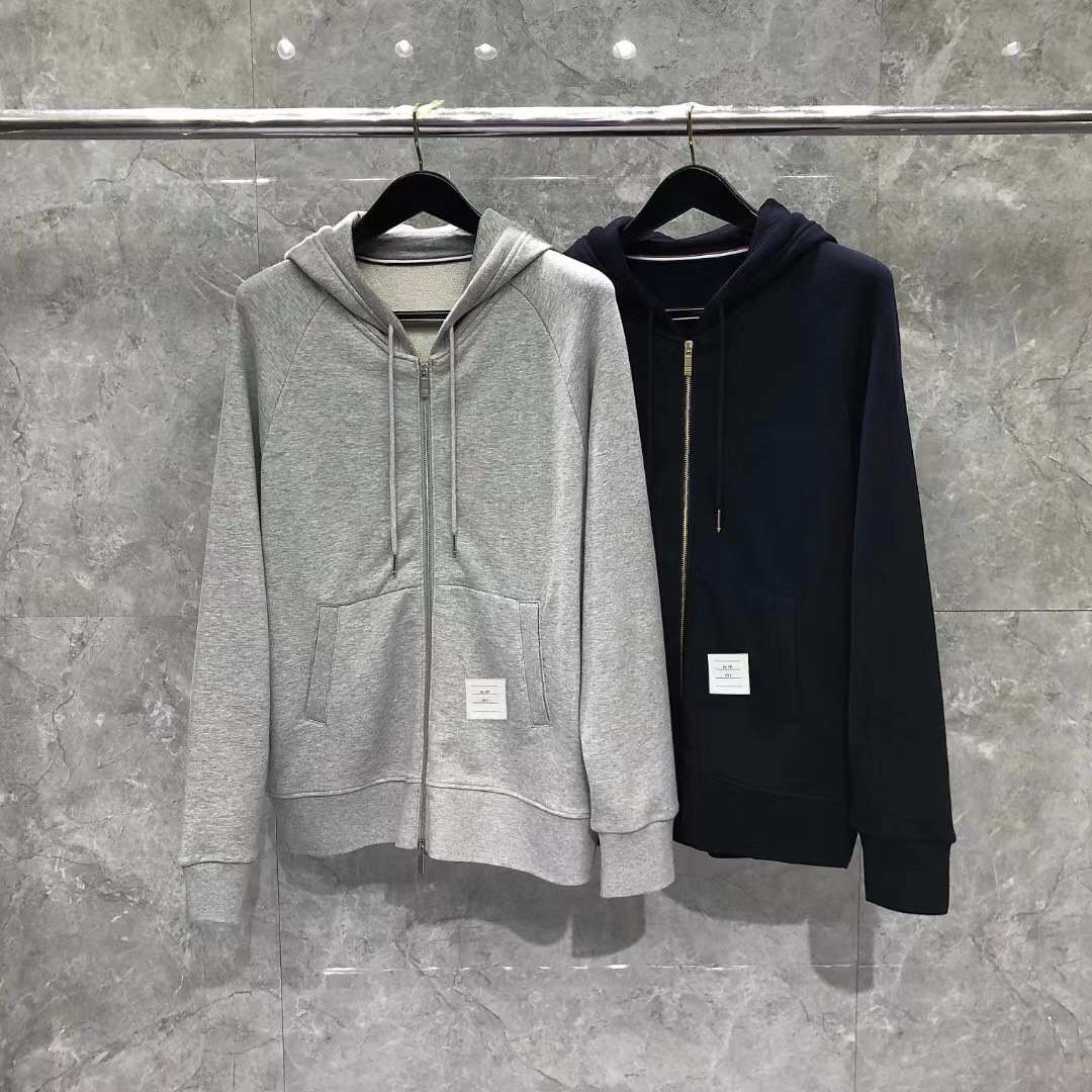 (2개) 공장 직접 TB 톰 가을 | 겨울 새 그물 에디션 지퍼 크루 넥 스웨트 팬츠 세트 남녀 스포츠 커버