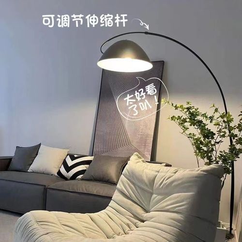 zsr fishing lamp floor lamp Nordic high-looking LED living room lamp study minimalist creative internet celebrity vertical floor table