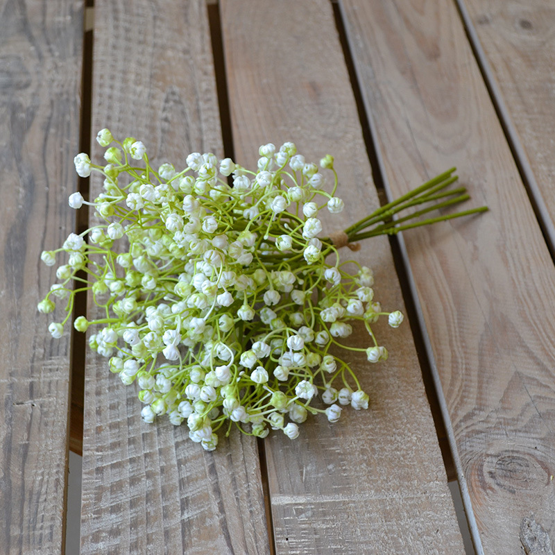 fake flower bouquets with baby's breath and bouquets wedding floral home photography props_voghion.com