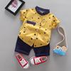 Summer clothing, sleeves for boys, set, 2022 collection, with short sleeve, wholesale, children's clothing