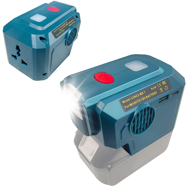 Tool Battery Uin03Ac110V220V Inverter Is Suitable for Makita, Dewalt, Milwaukee, Bosch Models with Qc Fast Charging Tool Battery Uin03Ac110V220V Inverter Is Suitable for Makita, Dewalt, Milwaukee, Bosch Models with Qc Fast Charging