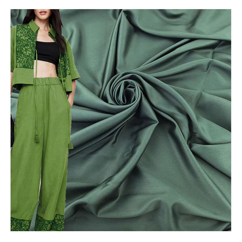 100% 天丝面料 轻盈飘逸 亲肤透气 汉服旗袍礼服服装纯天丝面料