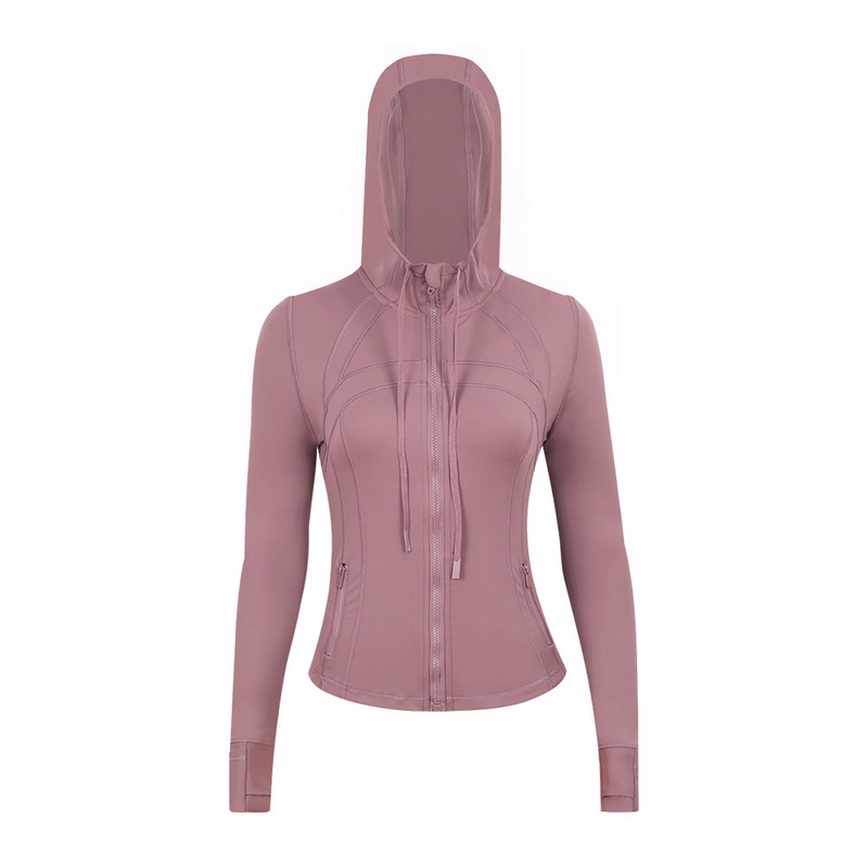 lulu原标Define瑜伽服连帽夹克外套上衣透气运动健身服春秋款女士|undefined