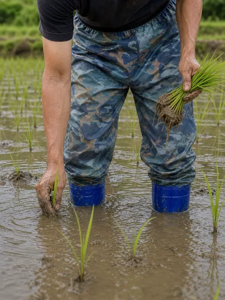 Manufacturer wholesale rice planting pants, rice planting shoes, foldable rice planting wading pants, wading pants, integrated fishing pants