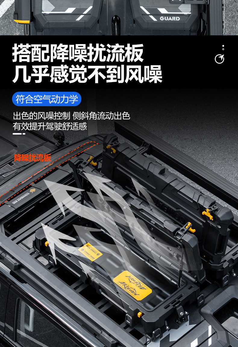 Suitable for Tank 300 Outdoor Camping Vehicle Roof Expansion, Explorer Roof Rack, Canopy Side Tent