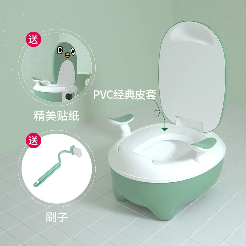 Cute children's toilet for boys for training