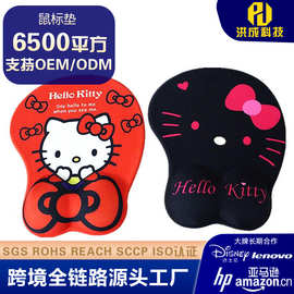 东莞厂家可爱卡通护腕硅胶鼠标垫精美漫画鼠标垫支持尺寸图片定做