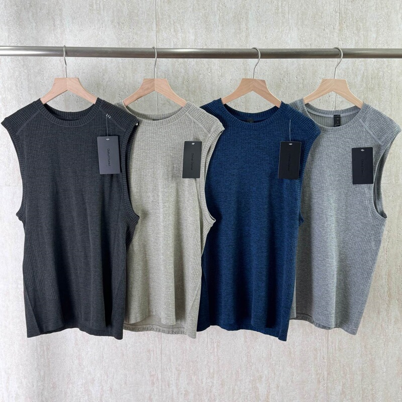 Mvt Solid Color Round Neck Pullover, Comfortable and Soft Sports Sleeveless Vest, Featuring High Elasticity, Quick Drying, Breathable and Comfortable Mvt Solid Color Round Neck Pullover, Comfortable and Soft Sports Sleeveless Vest, Featuring High Elasticity, Quick Drying, Breathable and Comfortable
