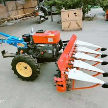 12马力手扶前置割晒机割台小型家用山地小麦水稻牧草秸秆割倒机