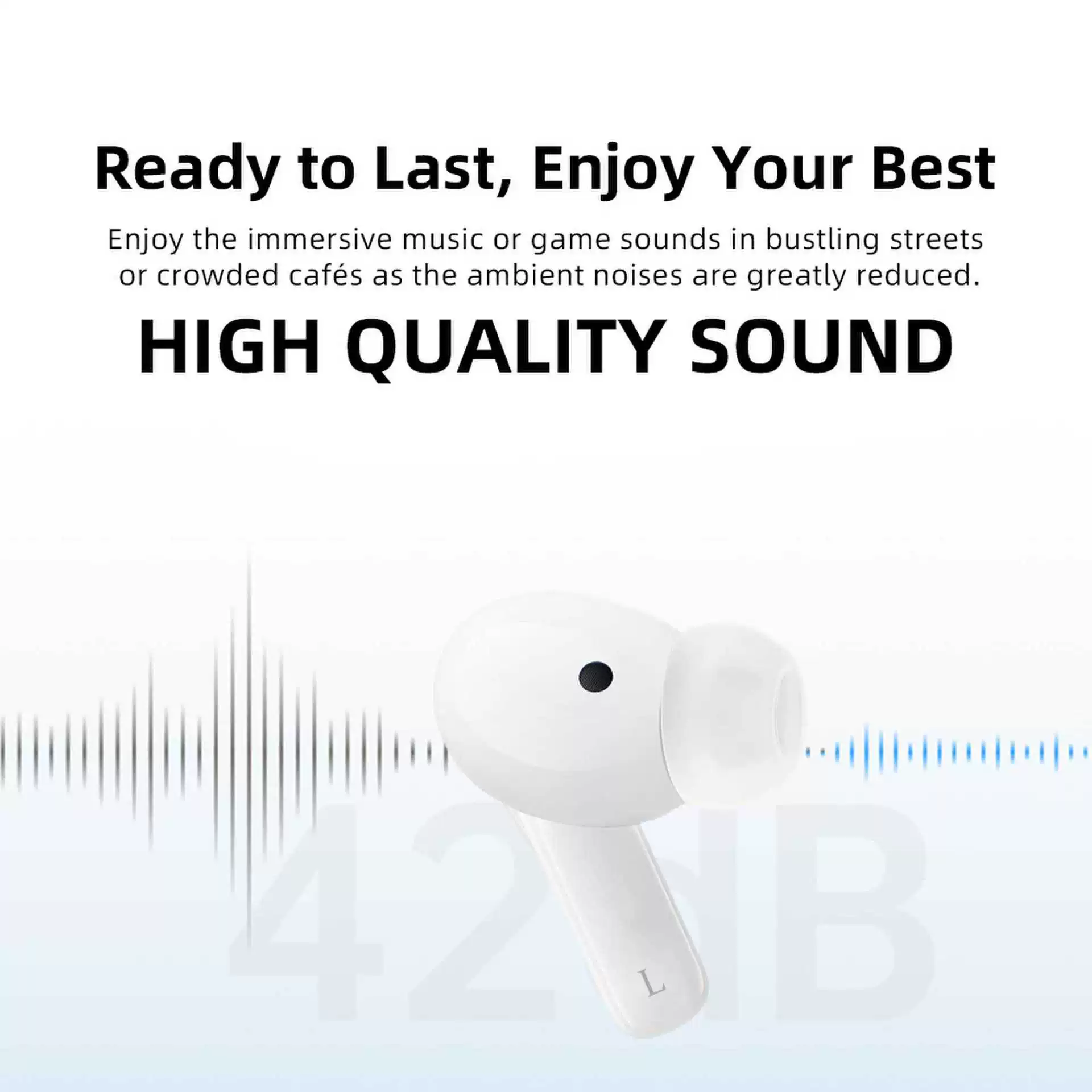Беспроводные наушники A12 Pro, Bluetooth 5.2, полувкладыши с мощным басом