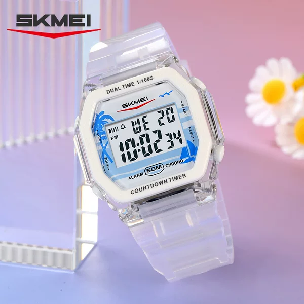 Timing Beauty Electronic Watch Multifunctional Watch Sports Men's Watch Fashion Student Waterproof Luminous Couple Electronic Watch