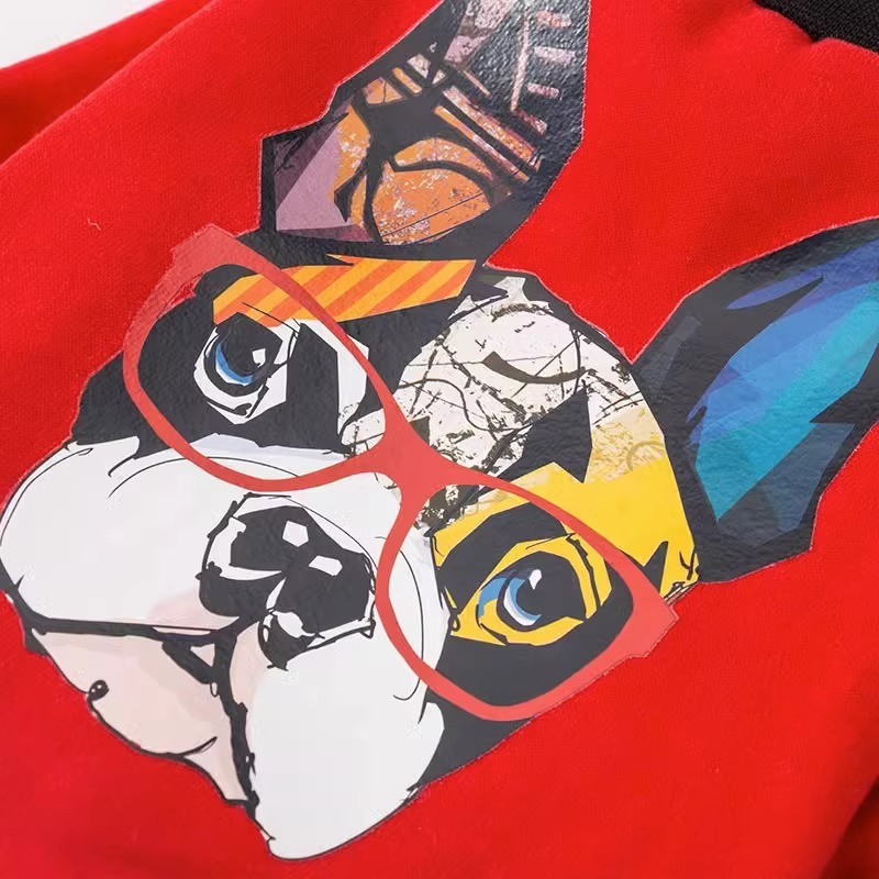 가을, 겨울 프렌치 불독 강아지 옷 불독 슈나우저 중형 개 가을 얇은 운동복 축제 애완 동물 옷